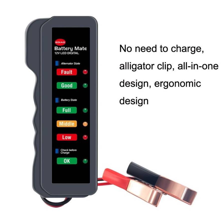 12V Automotive Battery Tester