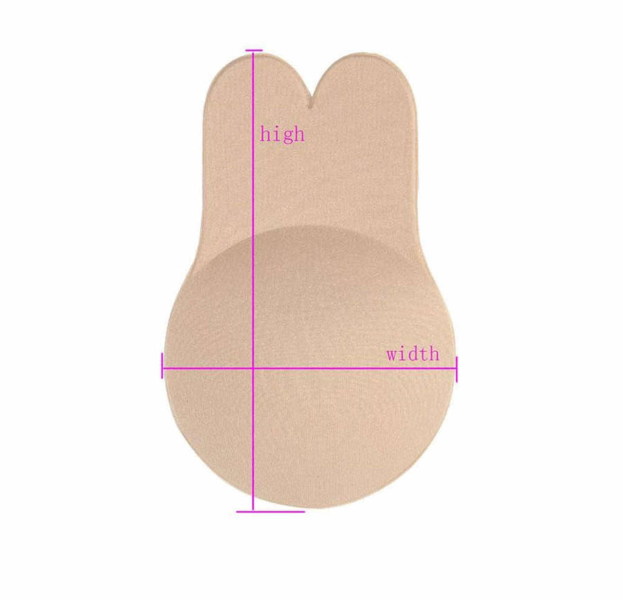 Edendiva's Strapless Rabbit Ear Breast Invisible Self Adhesive Nipple Cover
