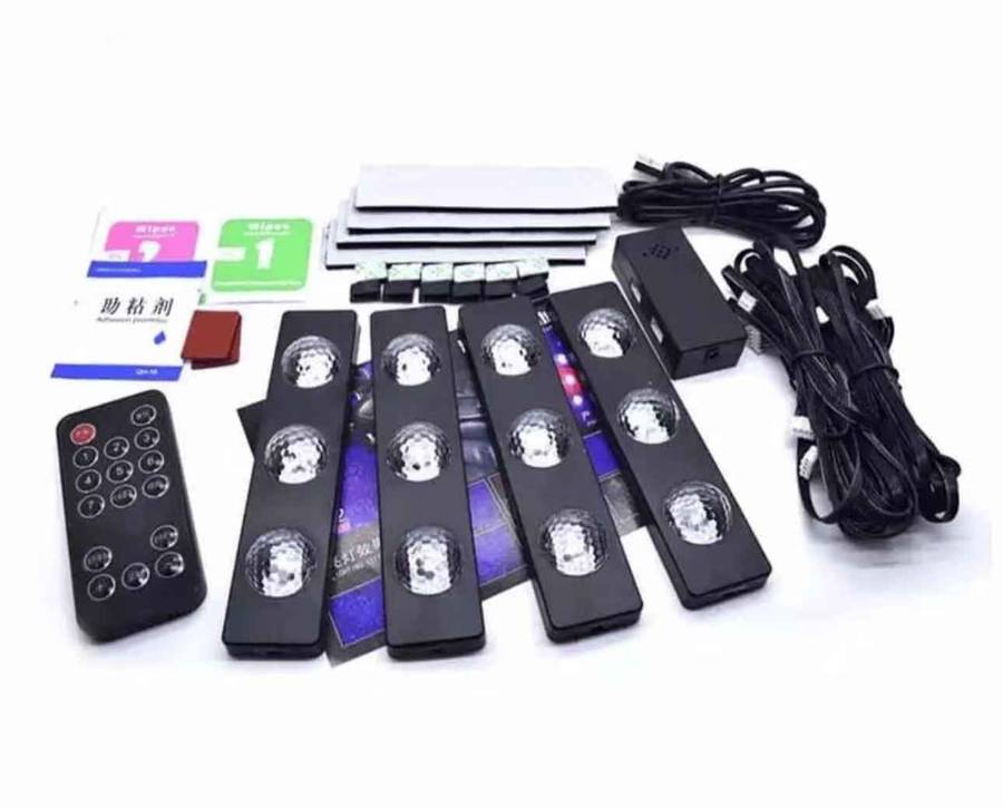 Interior LED Lamp Starlight Of Car Seat Bottom