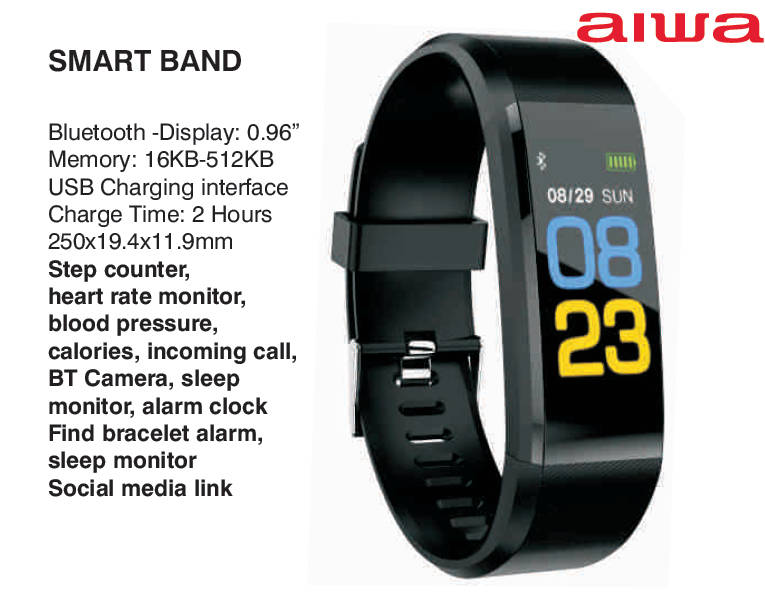 Aiwa Bluetooth Smart Watch