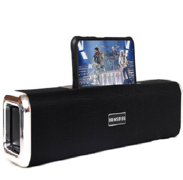 Booms Bass L8 Portable Wireless Bluetooth Speaker Sound Bar - Black