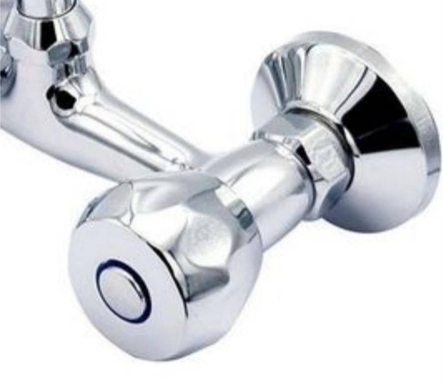 AIYI AY406-048 Kitchen Sink Dual Tap Wall Mixer Faucet