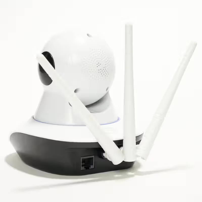 Security Camera 720P Wi-Fi Smart Home App Controlled IP Camera - White