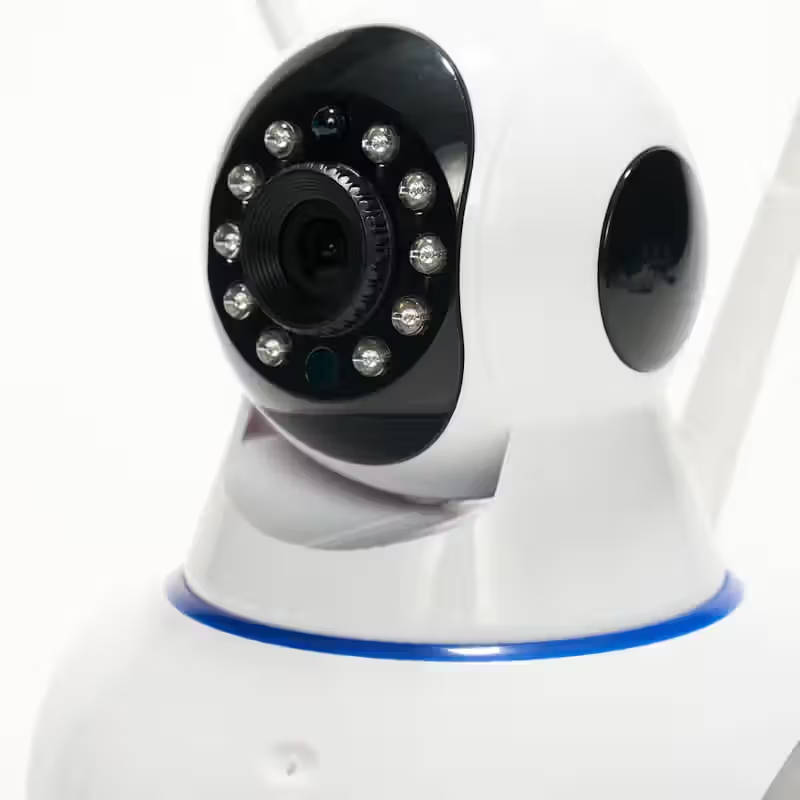 Security Camera 720P Wi-Fi Smart Home App Controlled IP Camera - White