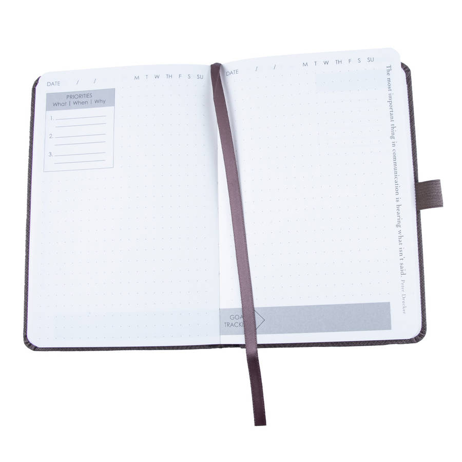 Baxter A5 Undated Planner - Grey