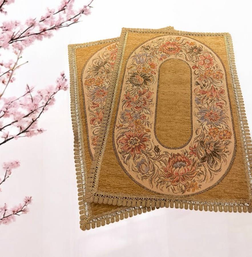 Doilies velveteen each(21)