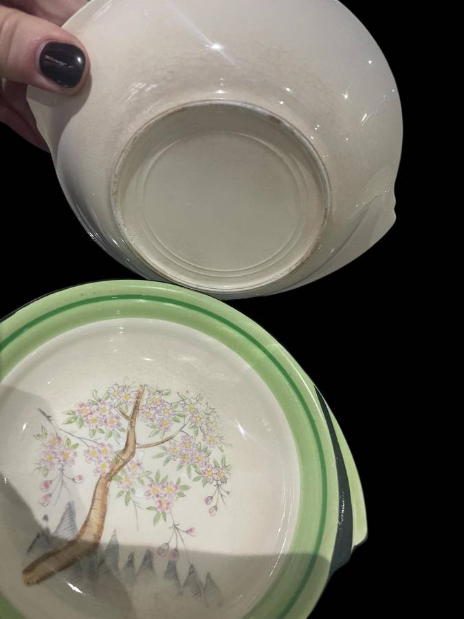 Dessert set art nouveau