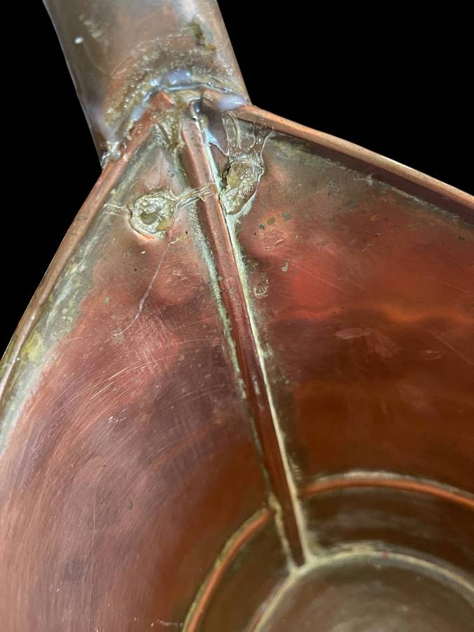 Copper scoop antique
