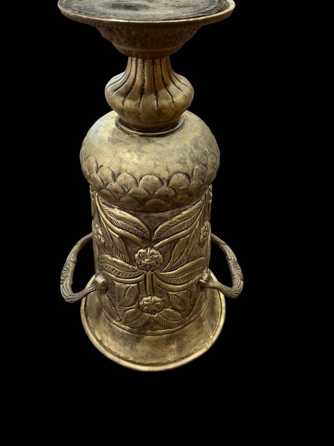 Vase large brass