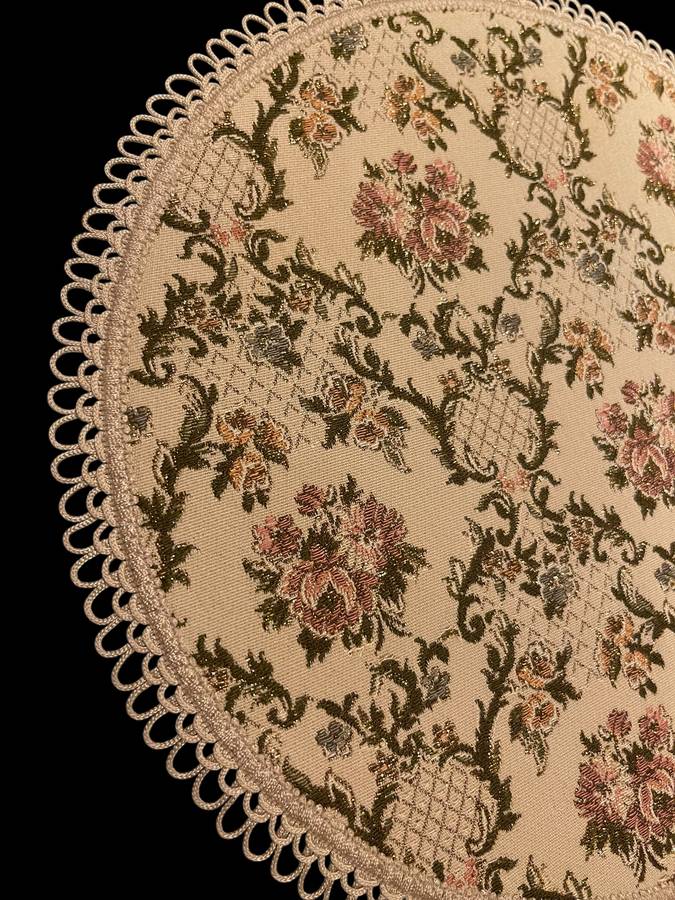 Doilies velveteen each(24)