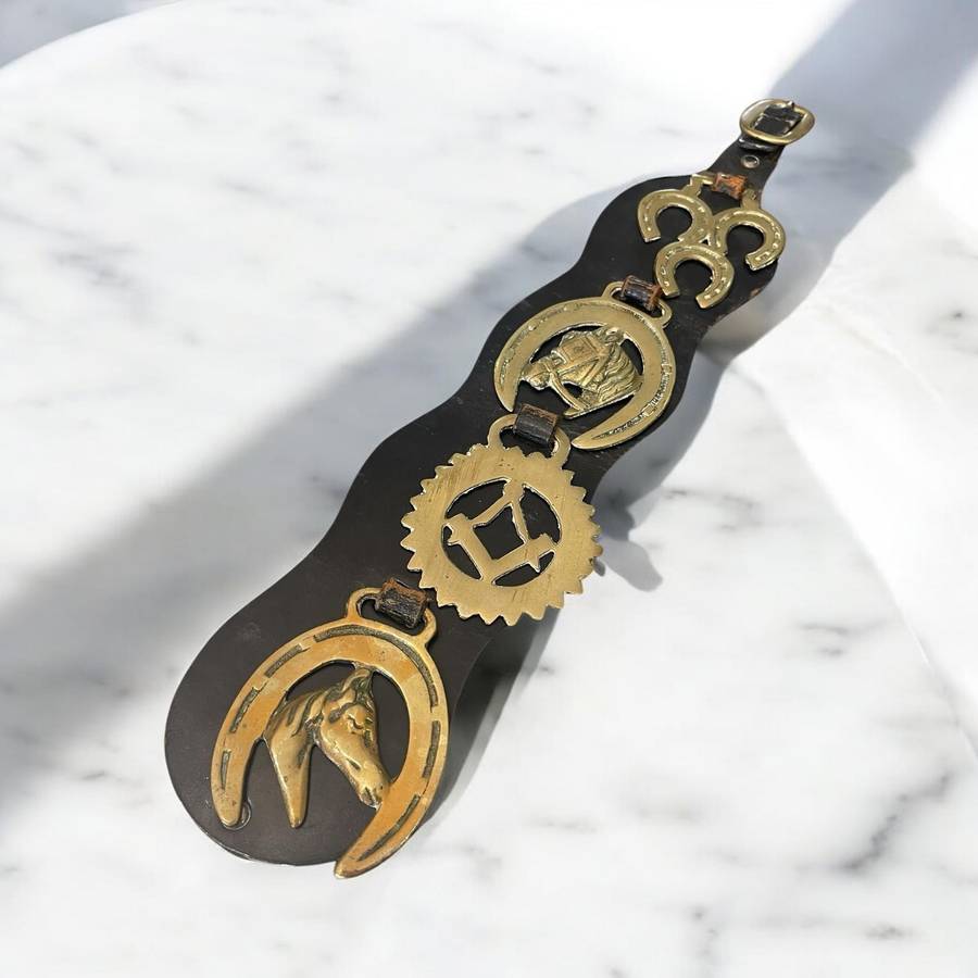 Horse brasses strap