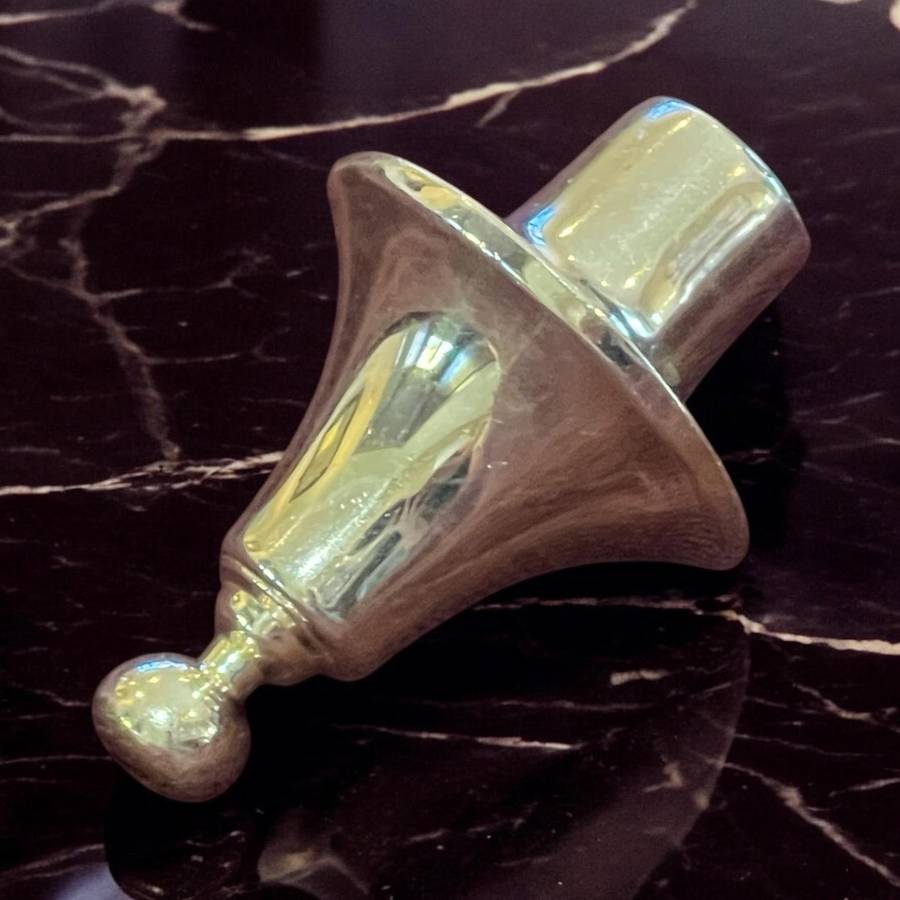 Bottle stop silver plated