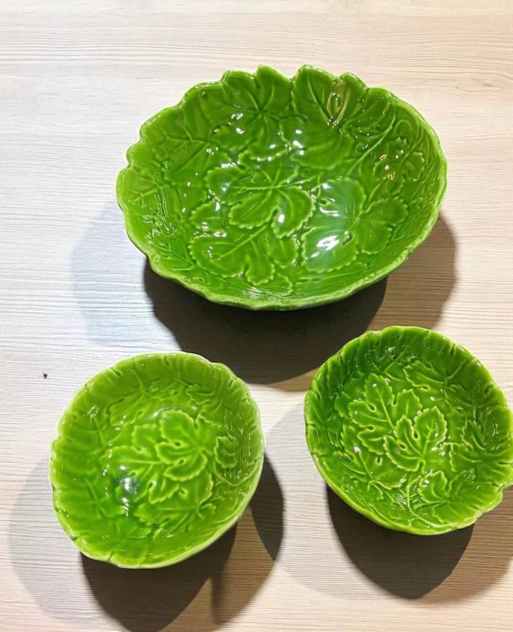 Bowls Cabbage Leaf Italy