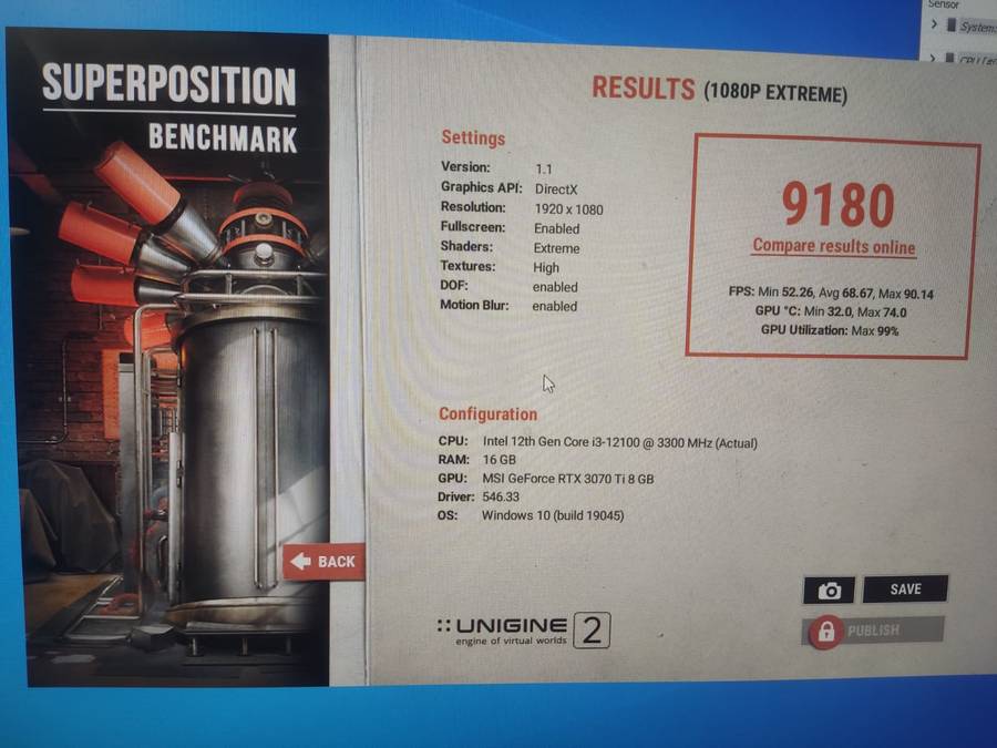 MSI Ventus 3X RTX 3070 Ti