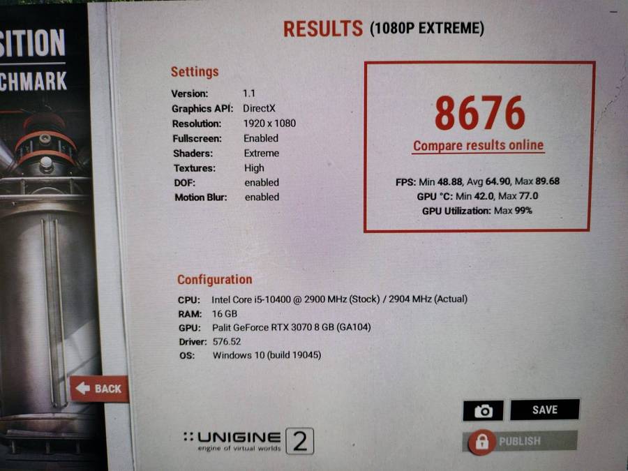 Palit JetStream RTX 3070 8GB