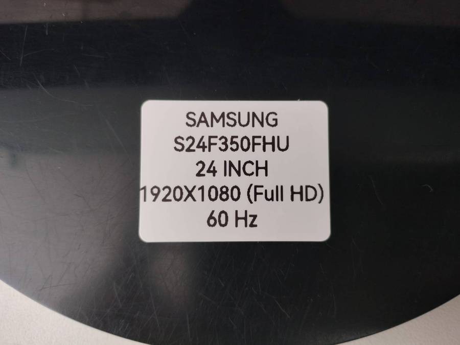 Samsung 24" FullHD Monitor - SAMSUNG S24F350FHU