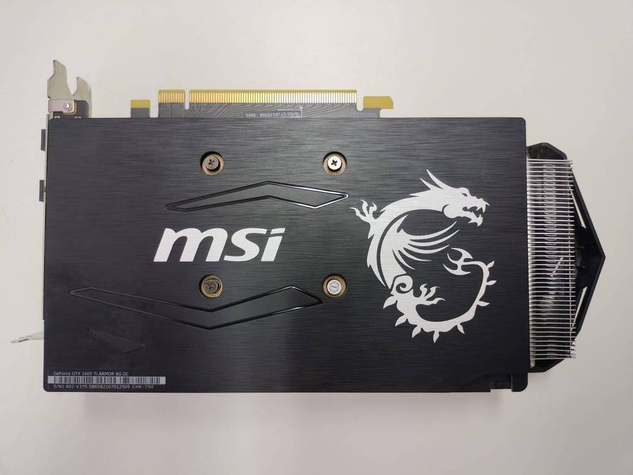 MSI GTX 1660 Ti ARMOR 6G OC