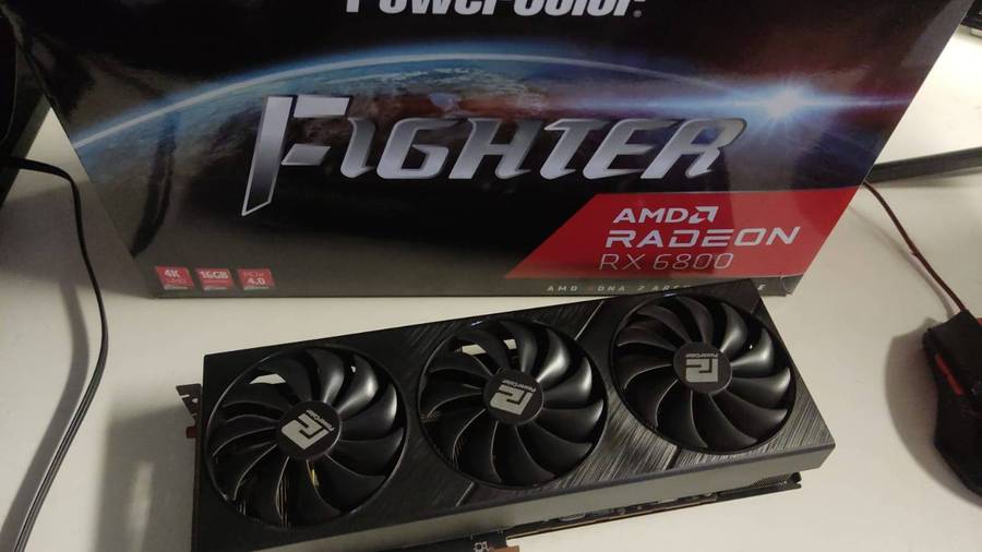 16GB RX 6800 - Powercolor Fighter