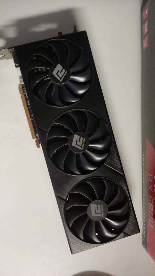 16GB RX 6800 - Powercolor Fighter