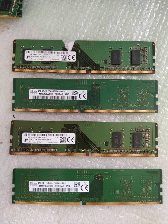 4GB DDR4 Desktop RAM Modules
