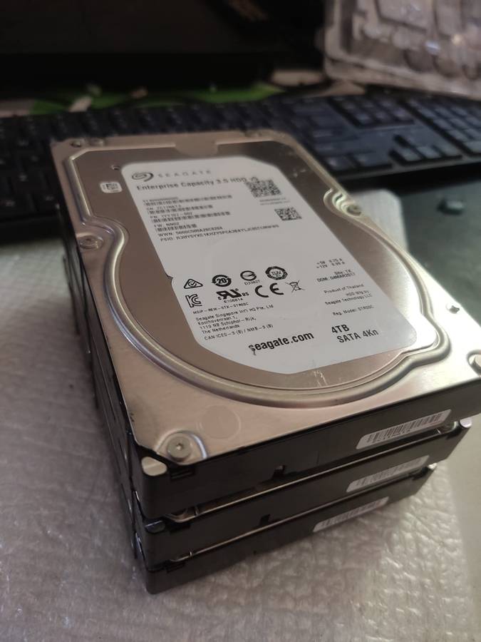 4TB SATA Hard Drives (Min. 2 units)