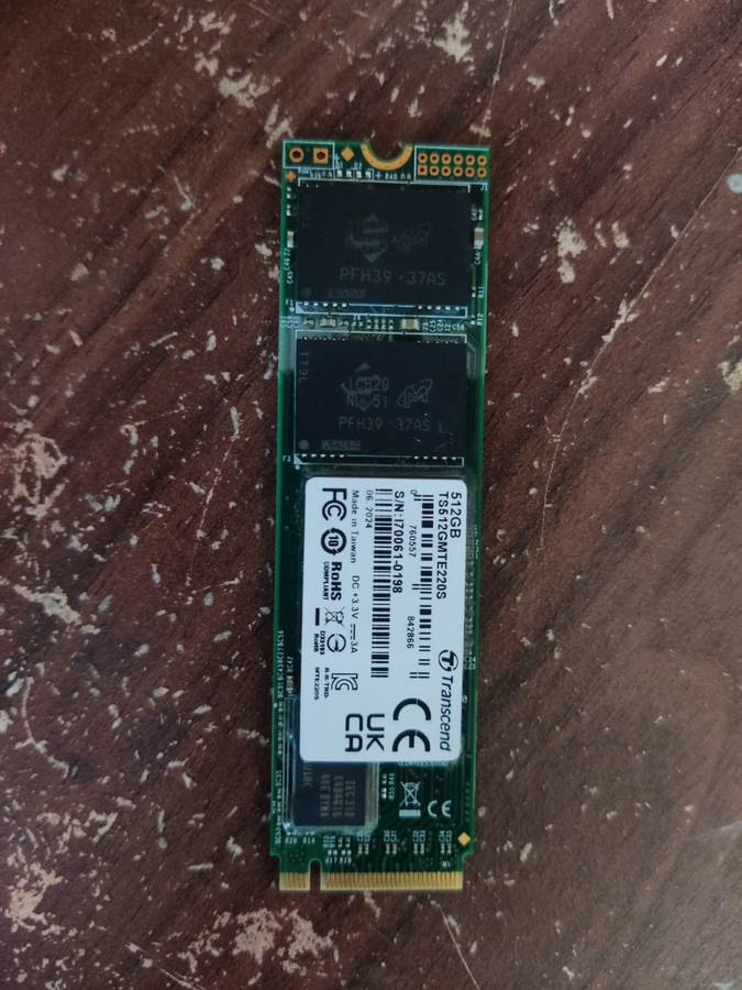 512GB NVME - Transcend