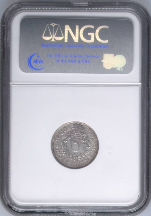 1923 SAU Union sixpence NGC PF61
