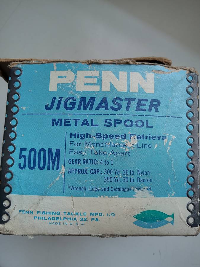 PENN REEL JIGMASTER 500 RARE FIND
