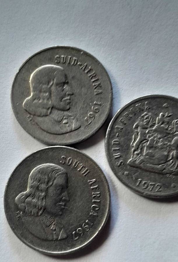 South African 5 cent coins - 29 Coins