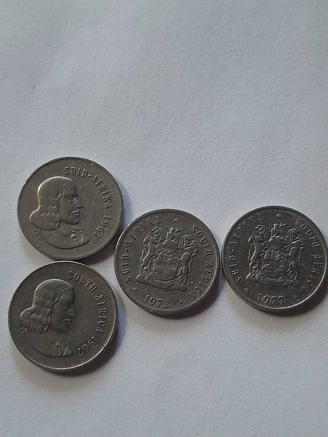 South African 5 cent coins - 29 Coins