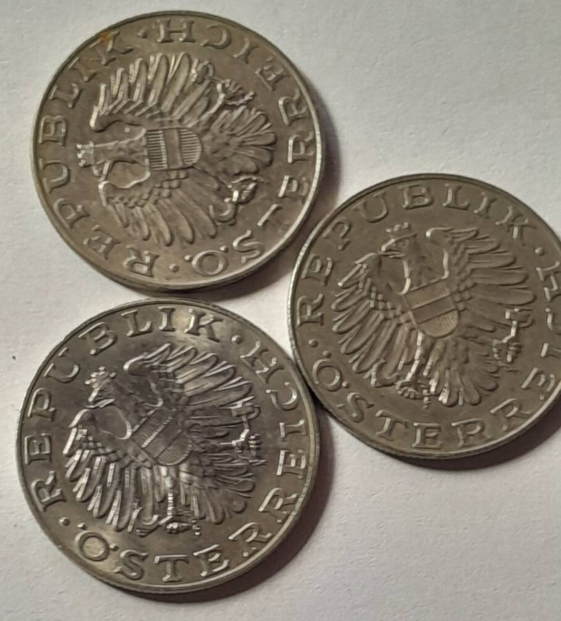 3 x Osterreich Coins