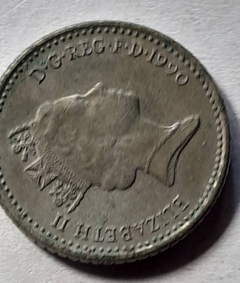 2 x British 5 Pence Coins- 1990 & 1997