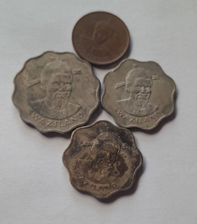 4 x Swaziland Coins