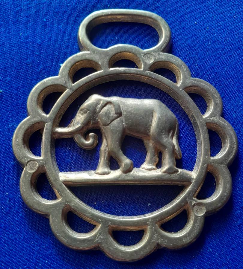Vintage Single Horse Brasses  - Elephant