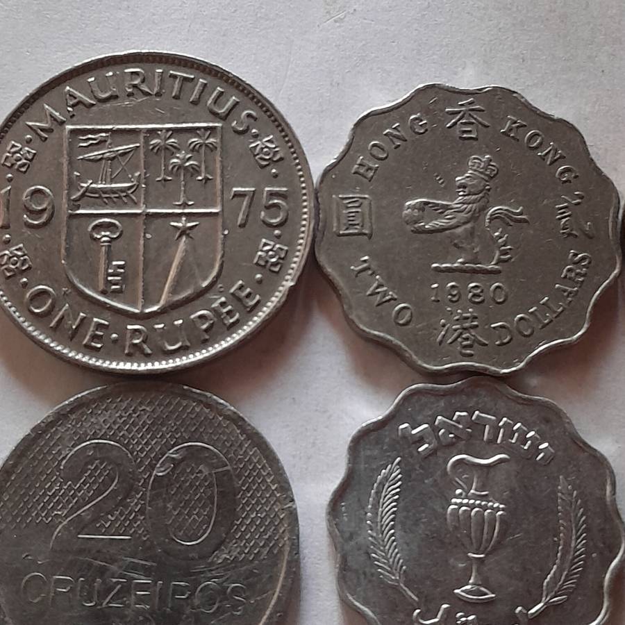 Assorted International Coins - 6 Coins