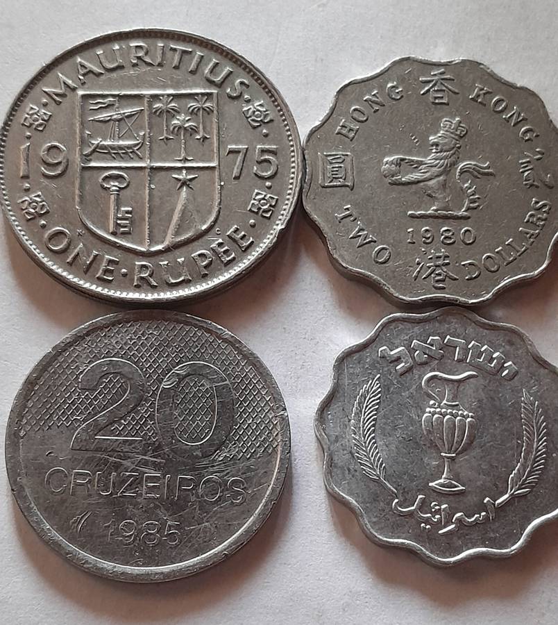 Assorted International Coins - 6 Coins