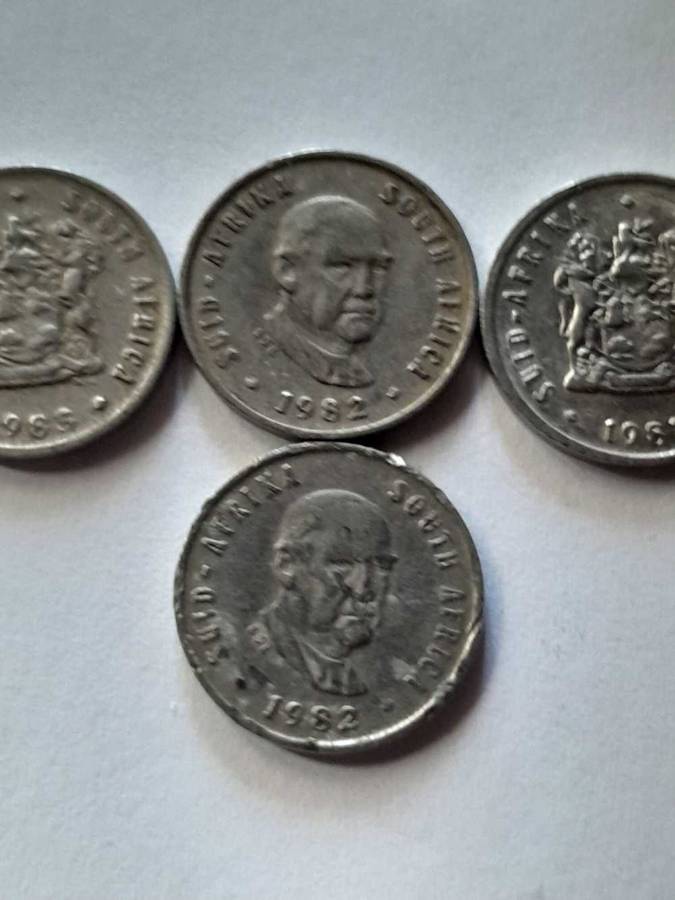 South African 5 cent coins - 29 Coins