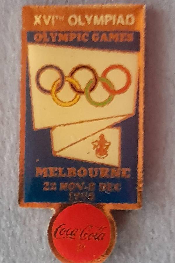 Coca-Cola Olympic Games Commemorative Lapel  Pins - Framed