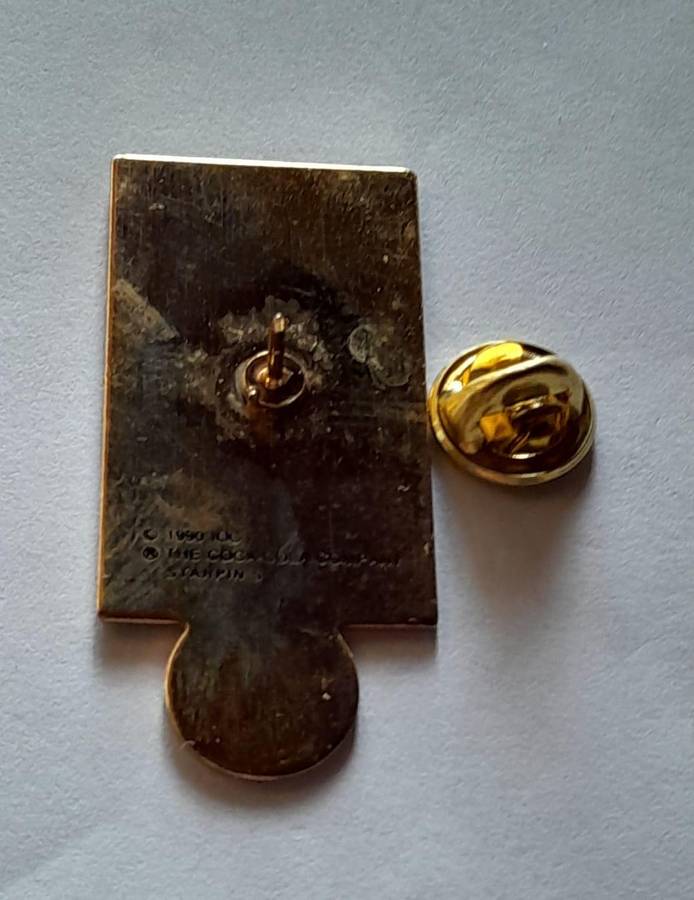 Coca-Cola Commemorative Lapel Pin - Berlin 1936 Olympiad Games c1990's