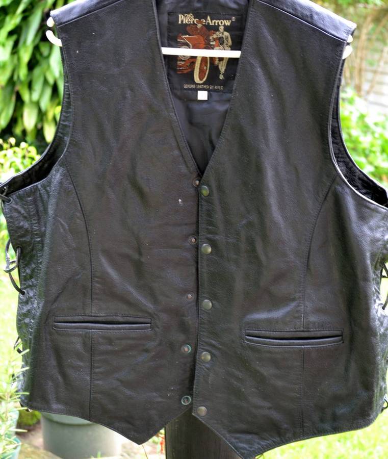 Genuine Vintage Pierce Arrow Leather Vest
