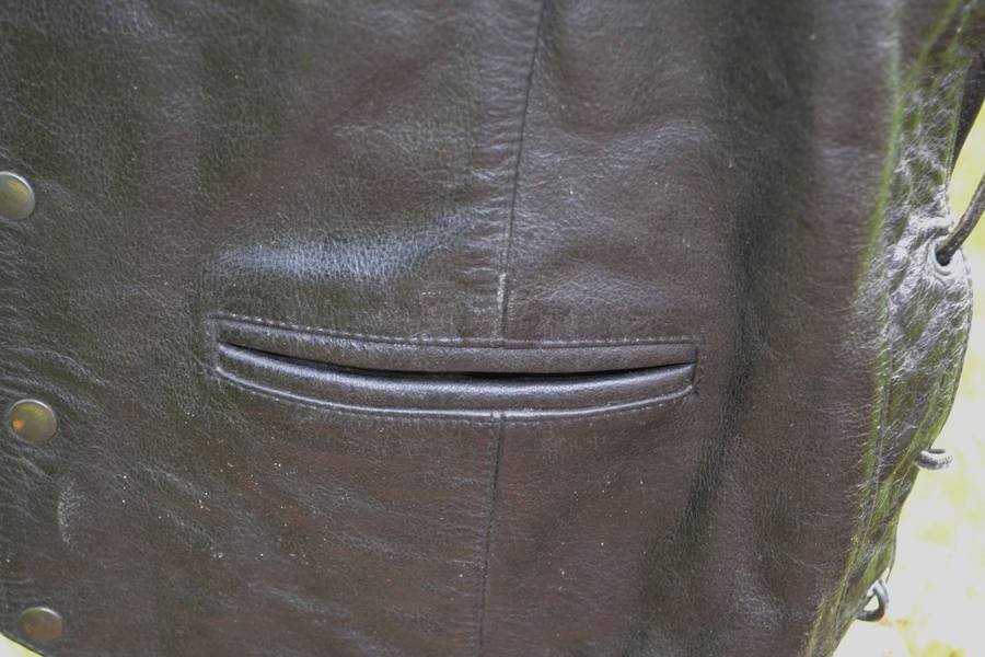 Genuine Vintage Pierce Arrow Leather Vest