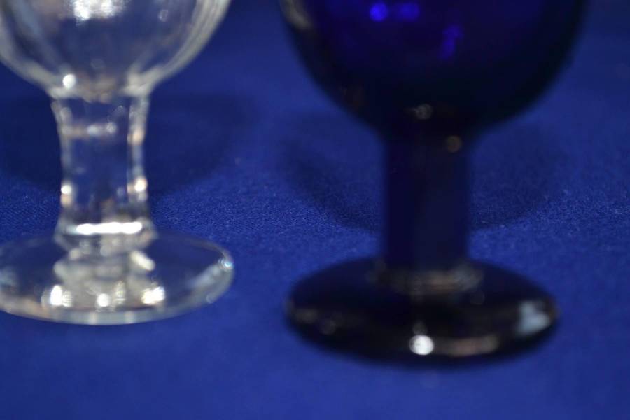 Vintage Eye Bath on Pedestal x 4