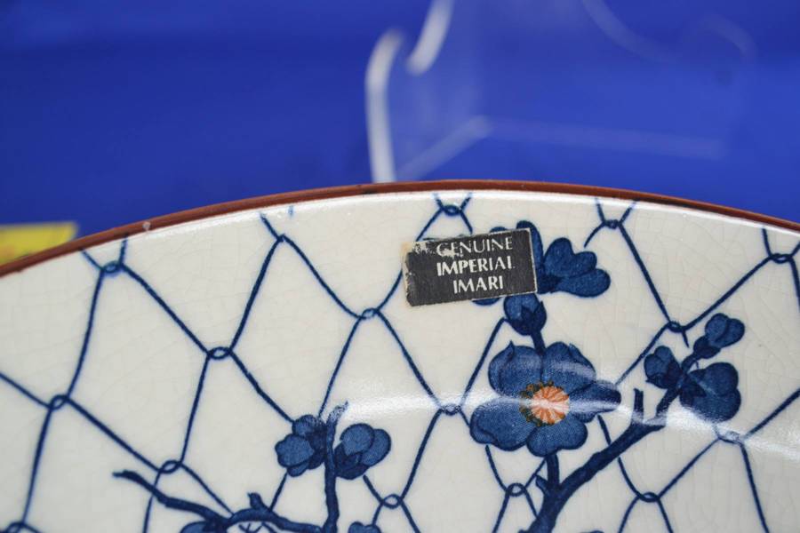 Large Vintage Genuine Imperial Imari Plate