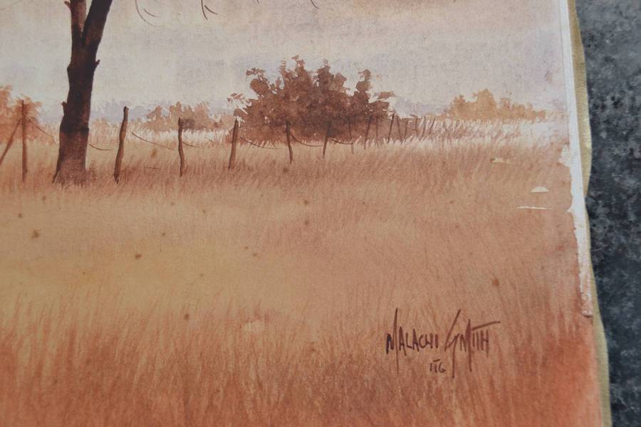 Malachi Smith Painting - Signed - Unframed