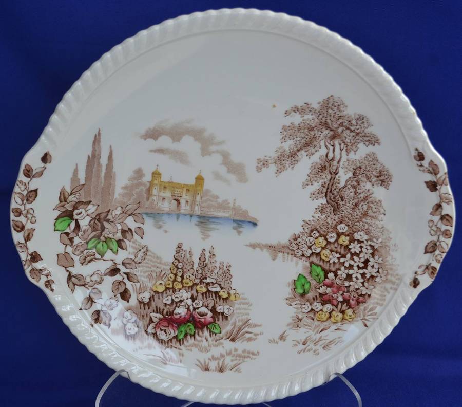 Vintage Art Deco Cake Plates - Various Makers - 3 Pieces