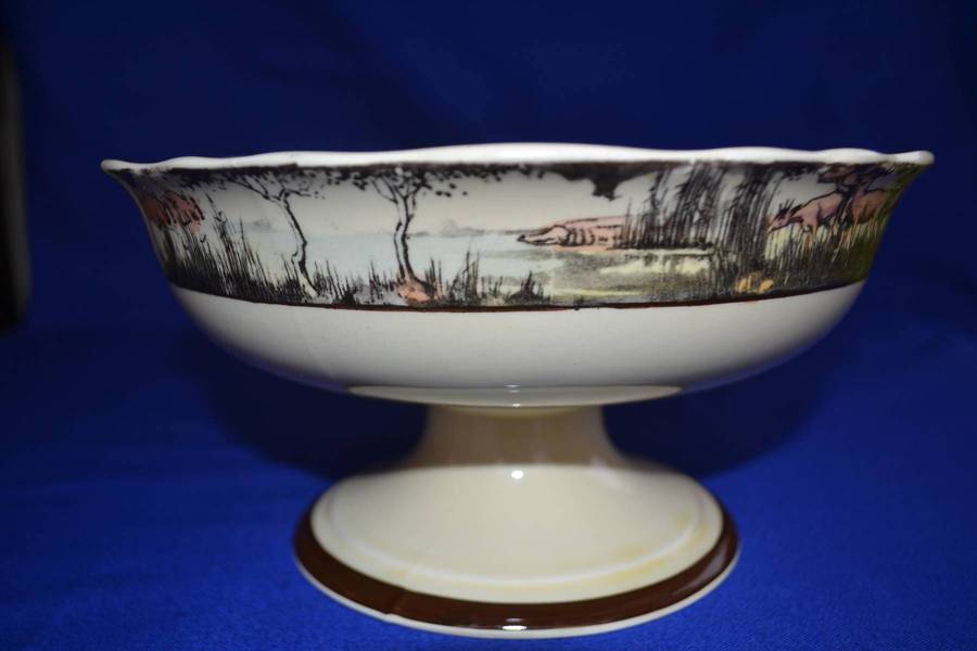 Royal Doulton Vintage Series  Ware - Jock of the Bushveld - Footed Bowl