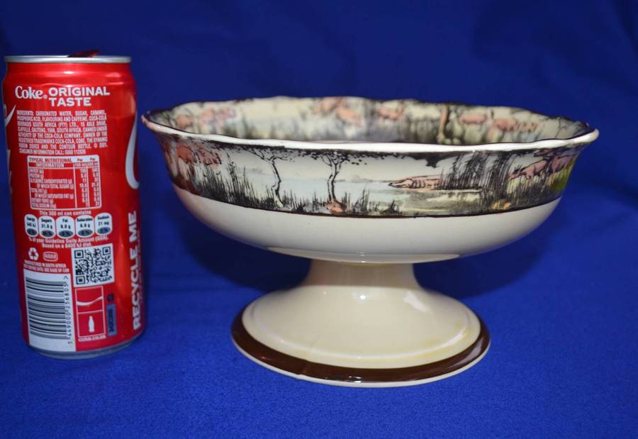 Royal Doulton Vintage Series  Ware - Jock of the Bushveld - Footed Bowl