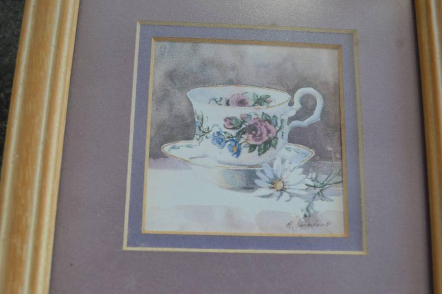 Floral Water Colours x 4 - Maureen  Dott and Marilyn  Simandle