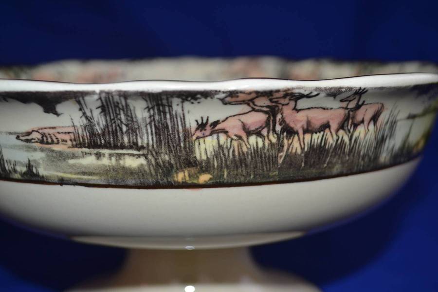 Royal Doulton Vintage Series  Ware - Jock of the Bushveld - Footed Bowl
