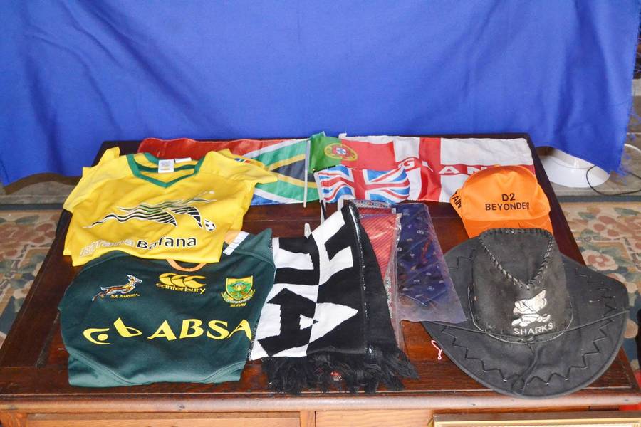 Collection of Sports Memorabilia, Supporters Shirts, Hat etc